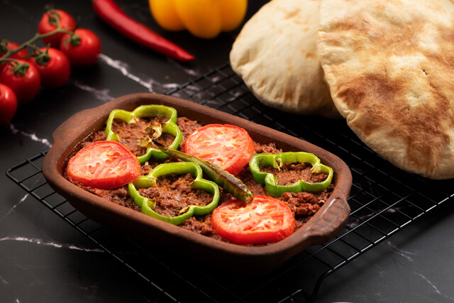 مسقعة باذنجان باللحم/ Eggplant Moussaka with Meat